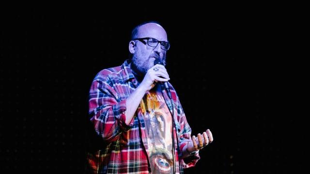 Brian Posehn (Bert Kibbler) from Big Bang Theory TV sitcom performing stand up comedy